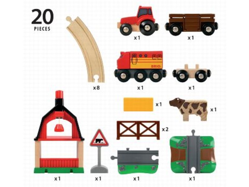 BRIO Bahn Bauernhof Set Brio BRIO 33719
