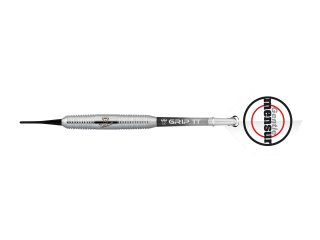 BULL´S Mensur Suljovic Team Player silver Soft Dart 18g