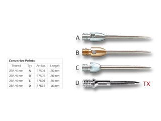 BULL´S Stahlspitzen Aluminium 2BA