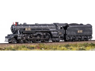 Schlepptender-Dampflokomotive Black Ice