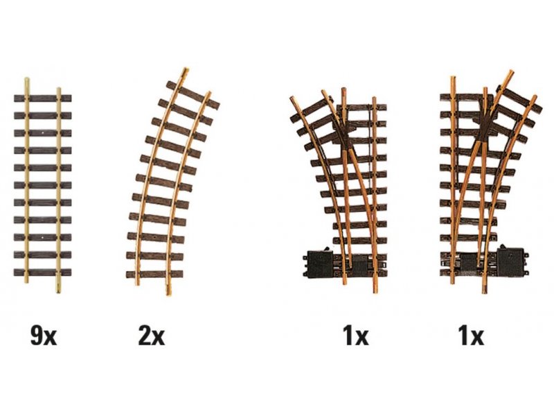 Bahnhof-Gleis-Set LGB - Lehmann Gartenbahn Märklin L19902
