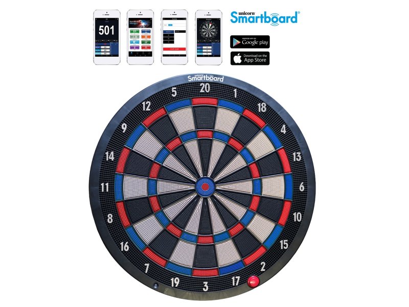 Elektronische Dartboards Unicorn Smartboard Soft Tip, Bluetooth
